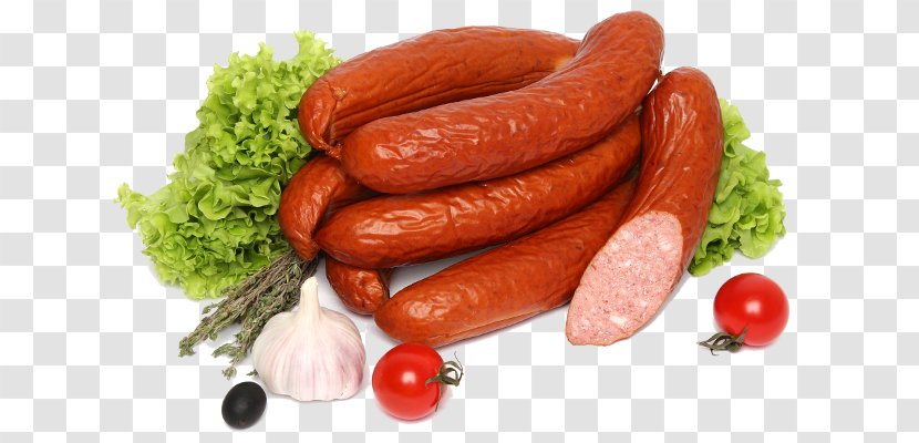 Frankfurter Würstchen Liverwurst Ham Bockwurst Thuringian Sausage - Italian Transparent PNG