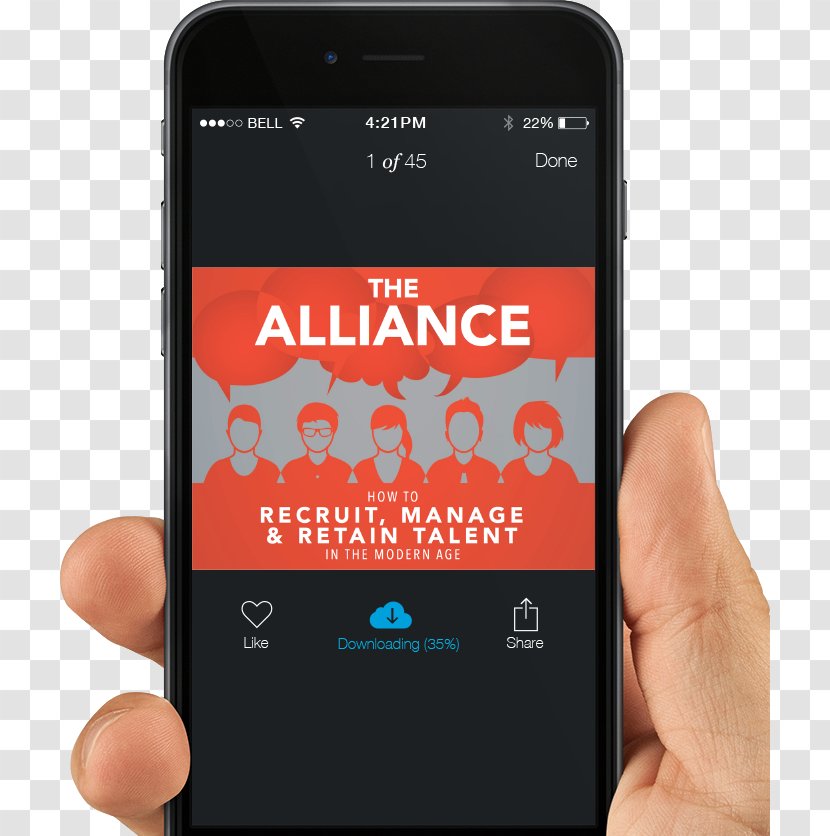 Feature Phone Presentation Slide The Alliance: Managing Talent In Networked Age Show - Telephone - Smartphone Transparent PNG