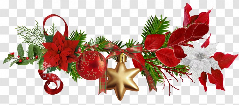 Christmas Ornament Eve - Cut Flowers - Decorations Transparent PNG