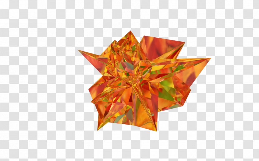Origami Paper Low Poly Video Overlay Transparent PNG