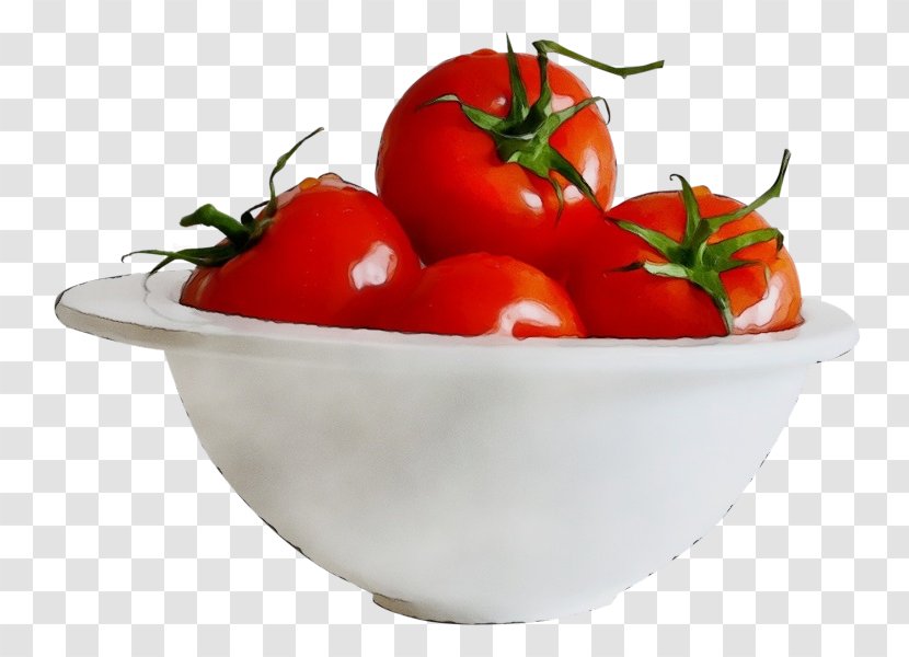 Tomato Cartoon - Food - Tableware Vegetarian Transparent PNG