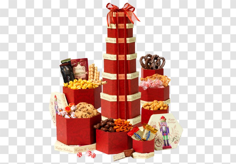 Food Gift Baskets Christmas Decoration - Tower Transparent PNG
