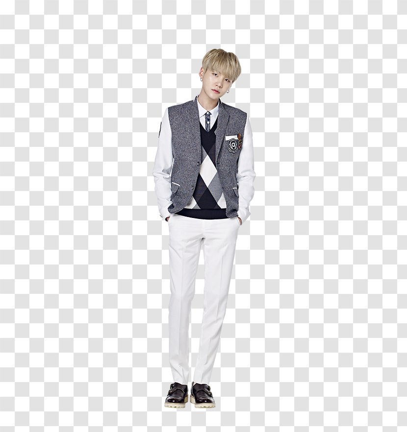 BTS School Uniform Intro ; Dt SugA - Suit - Outerwear Transparent PNG