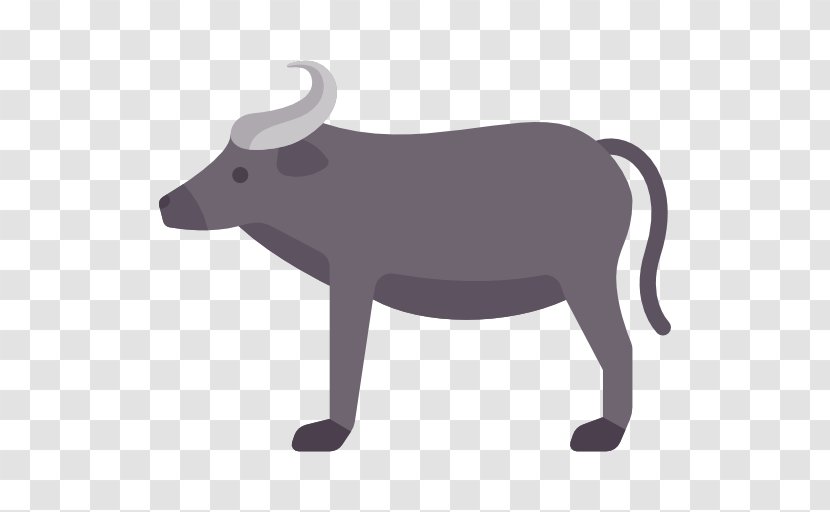Cattle Water Buffalo Vector Graphics Illustration - Bull Transparent PNG