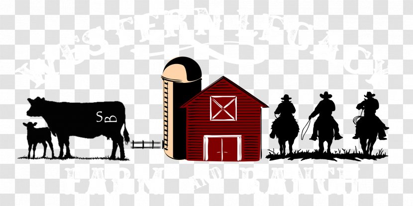 Cattle Horse Ranch Farm Clip Art - Brand - Western Transparent PNG