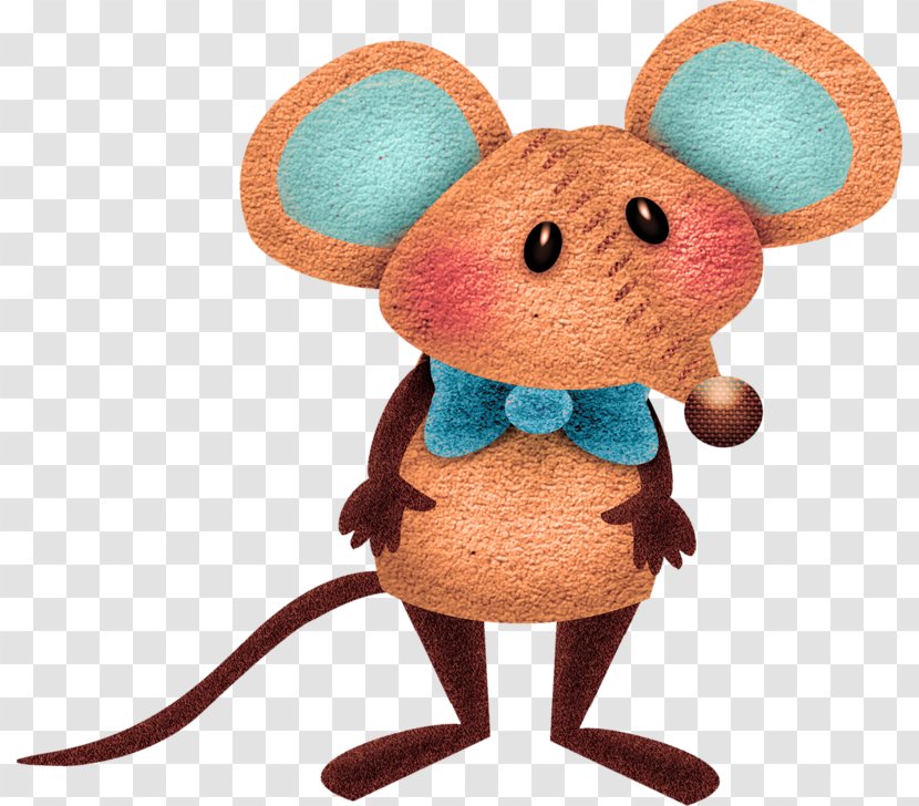 Rat Computer Mouse Muroidea - Stuffed Animals Cuddly Toys Transparent PNG