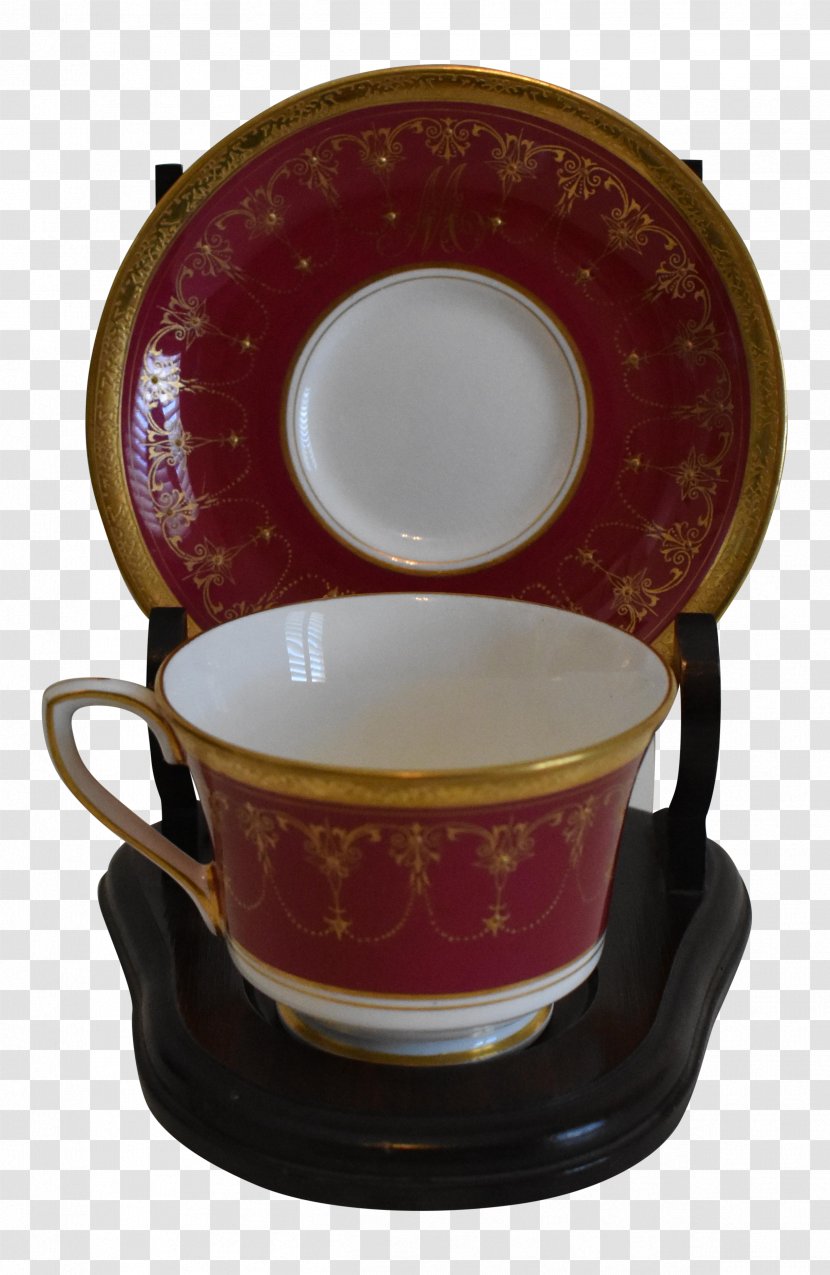Coffee Cup Saucer Porcelain Tableware - Serveware Transparent PNG