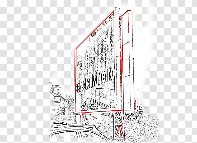 Engineering Public Utility Sketch - Elevation - Outdoor Advertising Transparent PNG