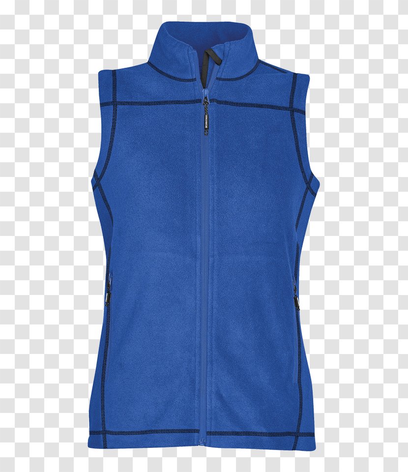 Izod Mens Polar Fleece Vest Hoodie Jacket Gilets - Blue - Zipper Pocket Tee Transparent PNG
