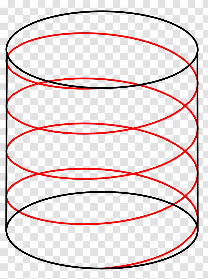 Helix Line Mathematics Curvature Propeller - Radius - Circulaire Transparent PNG