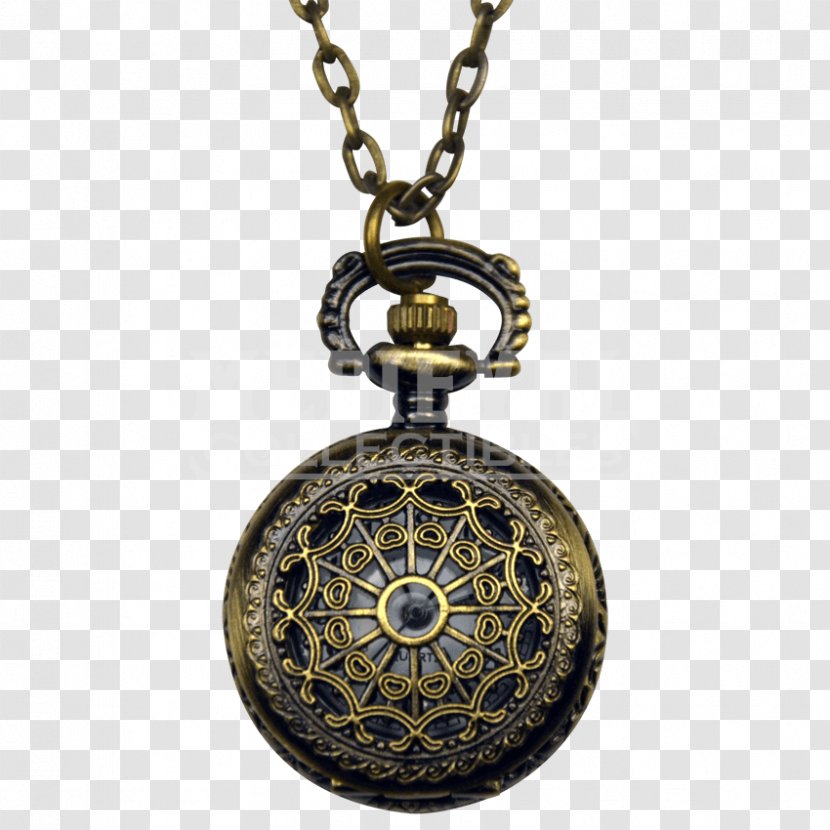 Pocket Watch Necklace Jewellery - Silver - Pocketwatch Transparent PNG
