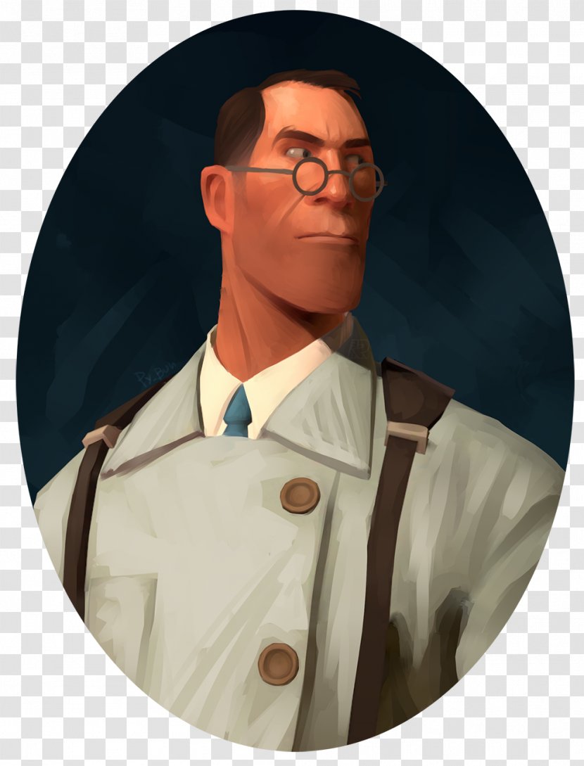 Team Fortress 2 Portrait Source Filmmaker Video Game Valve Corporation - Reddit - Medic Transparent PNG