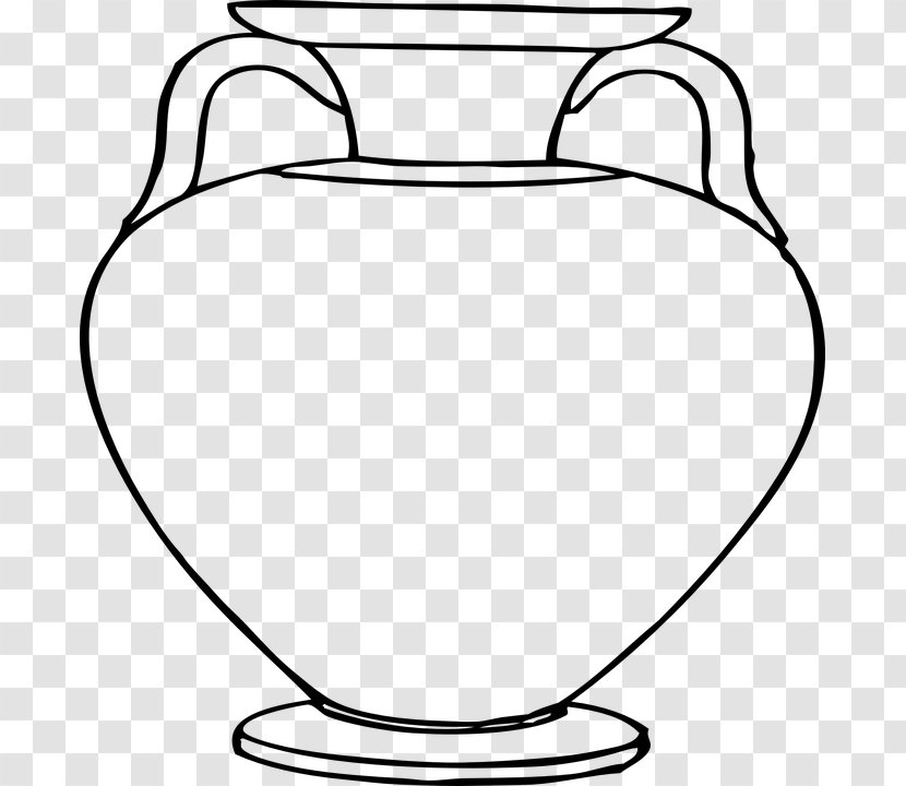 Pottery Of Ancient Greece Vase Drawing Clip Art - Line Transparent PNG