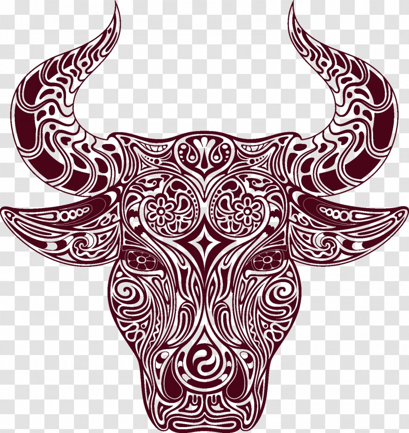 Cattle Bull Drawing Paper - Art Transparent PNG