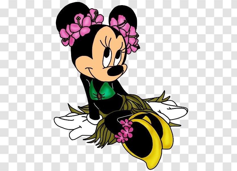 Minnie Mouse Mickey Clip Art Cartoon Drawing - Fictional Character Transparent PNG