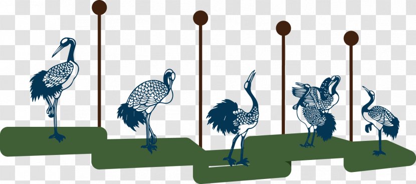 Crane - Animal - Shapes Transparent PNG