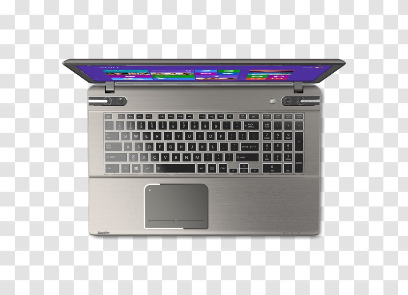 Laptop Computer Keyboard Intel Core I5 Toshiba Satellite Transparent PNG