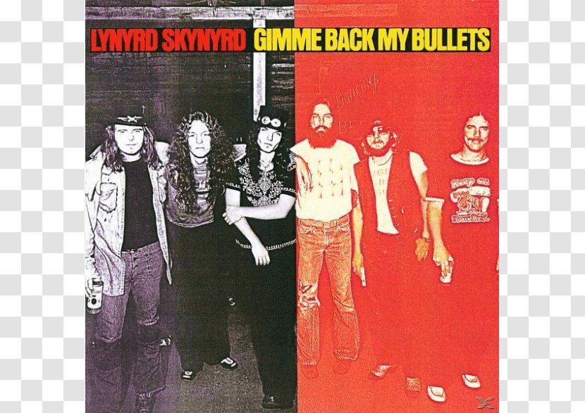 Gimme Back My Bullets Lynyrd Skynyrd Phonograph Record LP Album - Flower Transparent PNG