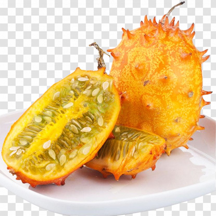 Horned Melon Honeydew Cucumber - Auglis - Dish Transparent PNG