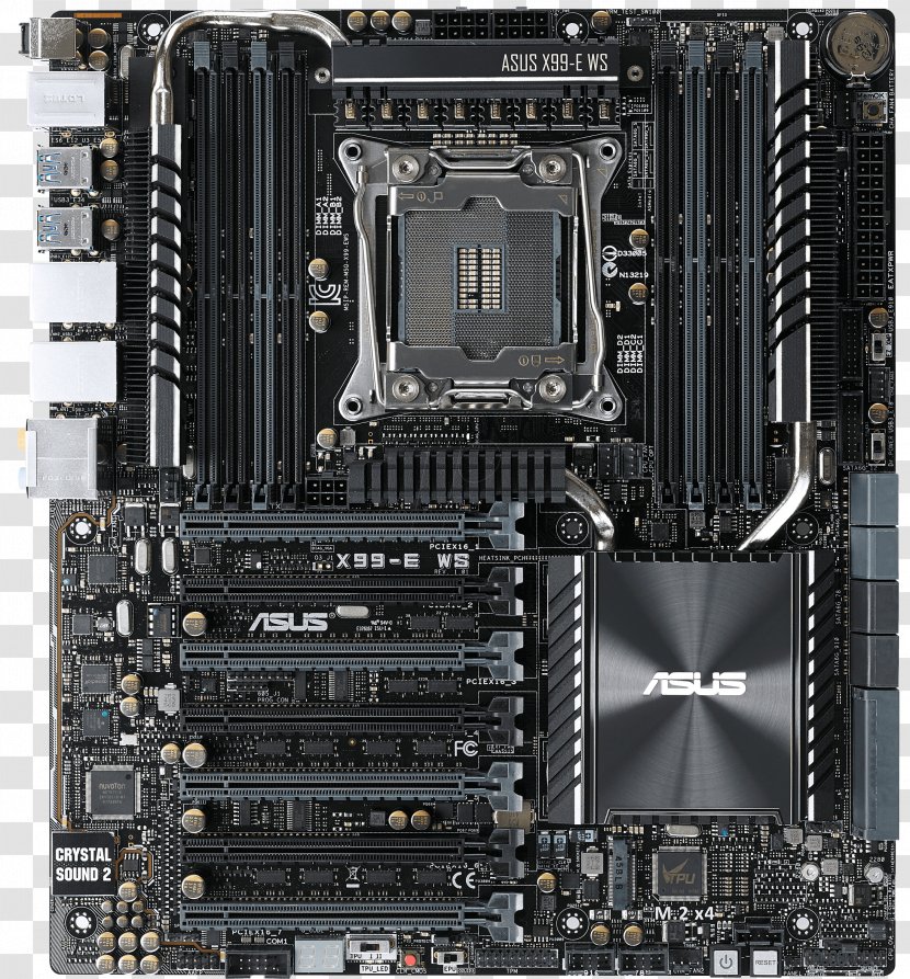 Intel X99 LGA 2011 Motherboard PCI Express ASUS - Lga - Power Socket Transparent PNG