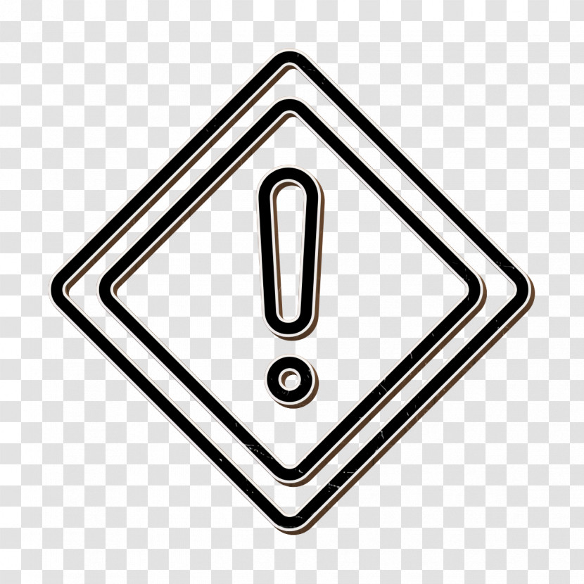 Problem Icon Transportation Icon Warning Sign Icon Transparent PNG