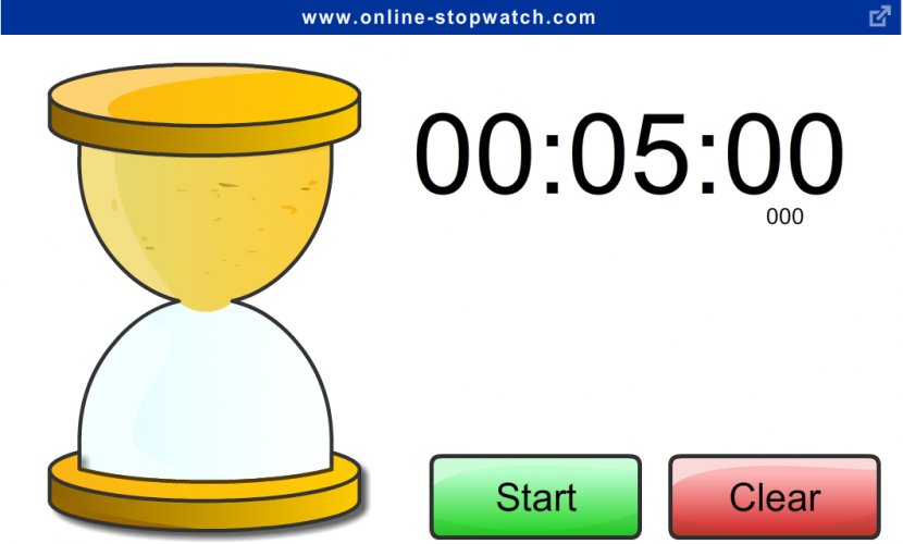 Egg Timer Stopwatch Countdown Classroom - Google - Picture Transparent PNG