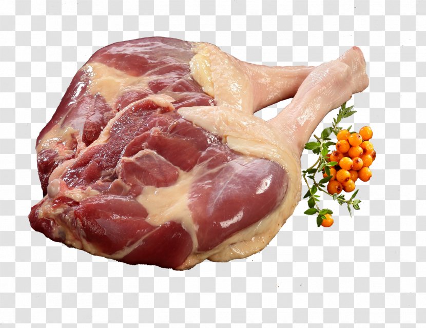 Ham Anser Goose Meat Food - Heart Transparent PNG