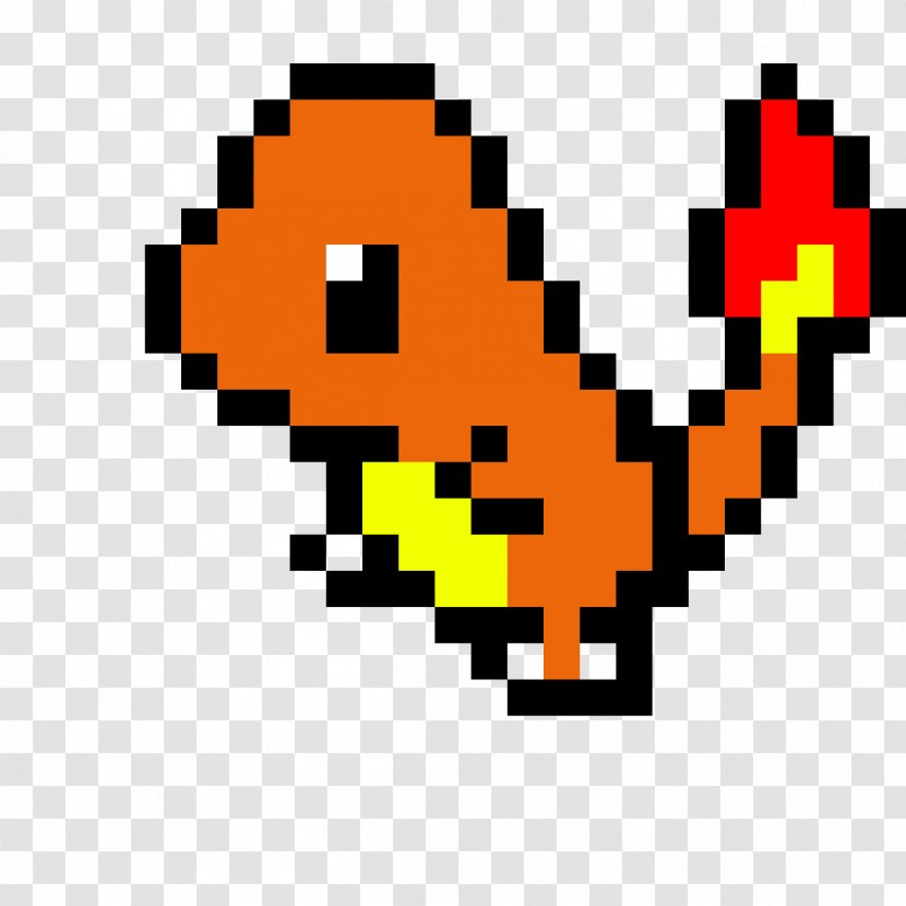 Pikachu Pixel Art Pokémon Charmander - Squirtle Transparent PNG