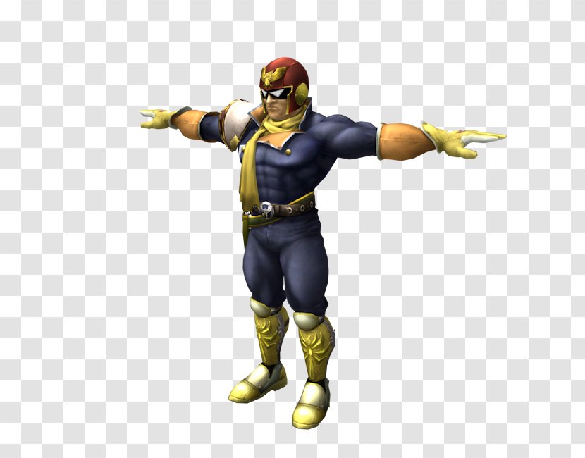 Super Smash Bros. Brawl Captain Falcon Melee Wii - Action Figure - Superhero Transparent PNG