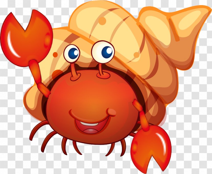 Crab Royalty-free Clip Art - Cartoon - The Conch Transparent PNG