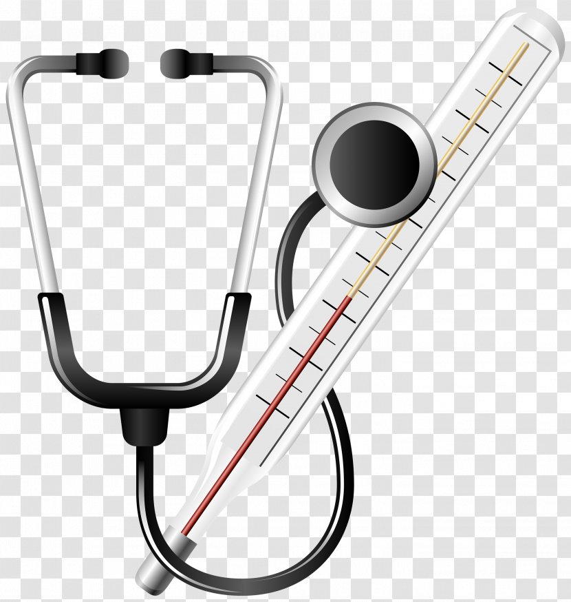 Stethoscope Medicine Medical Thermometers Clip Art - Physician - Hot Doctor Cliparts Transparent PNG