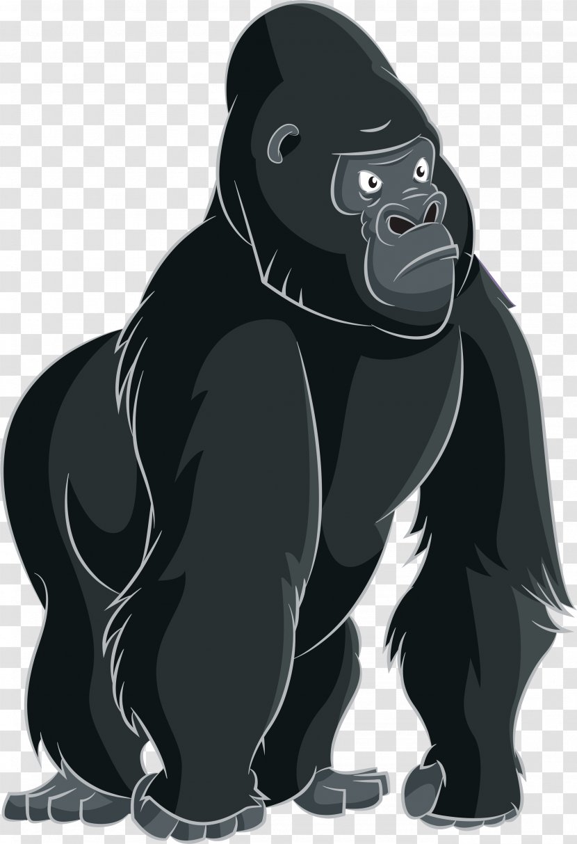 Gorilla Ape Cartoon Clip Art Transparent PNG