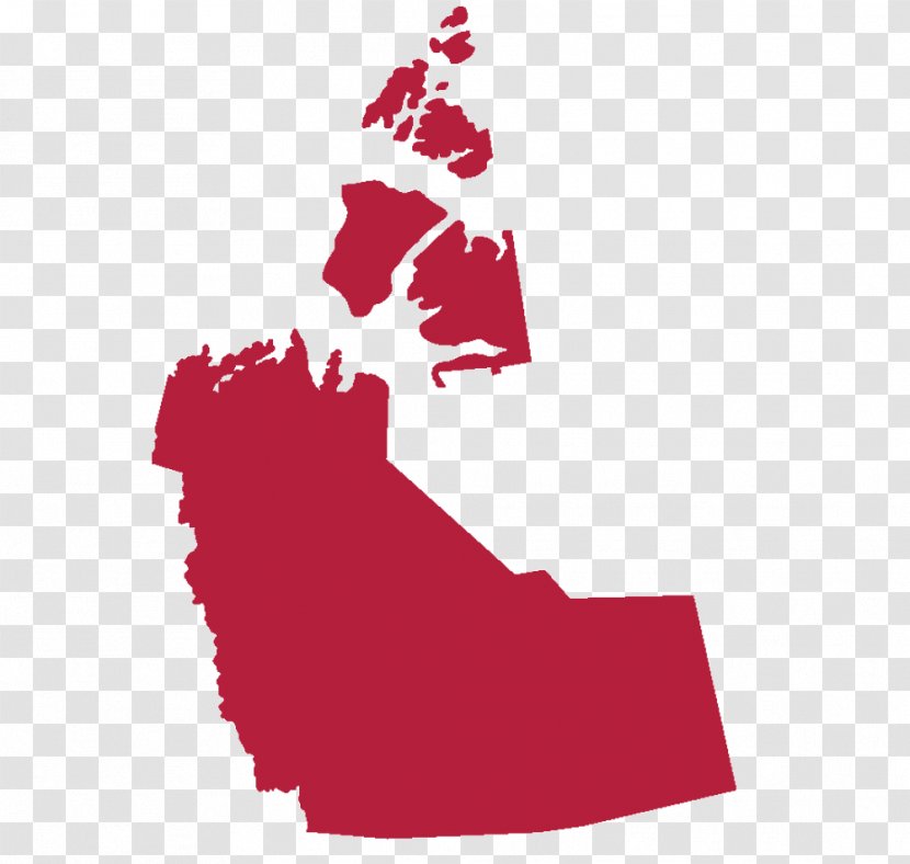 Northwest Territories Territory Provinces And Of Canada Clip Art - Blank Map - Professional Clipart Transparent PNG