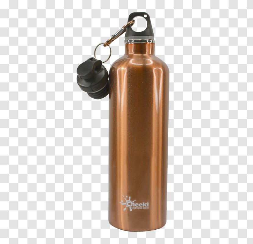 Water Bottles Copper Thermoses Stainless Steel - Flask Transparent PNG