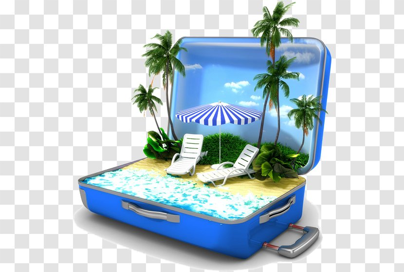 Package Tour Air Travel Vacation Suitcase - Can Stock Photo Transparent PNG