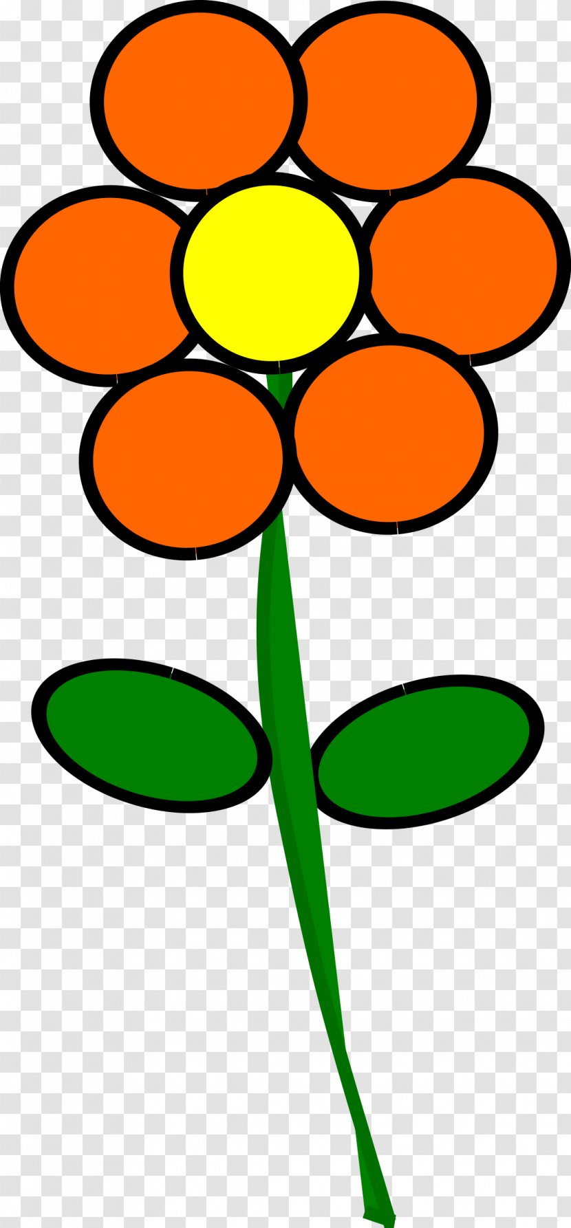 Flower Clip Art - Cut Flowers - Orange Transparent PNG