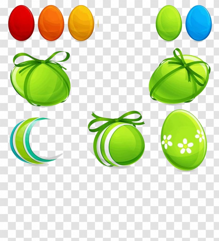 Easter Egg - Christmas - Green Design Transparent PNG
