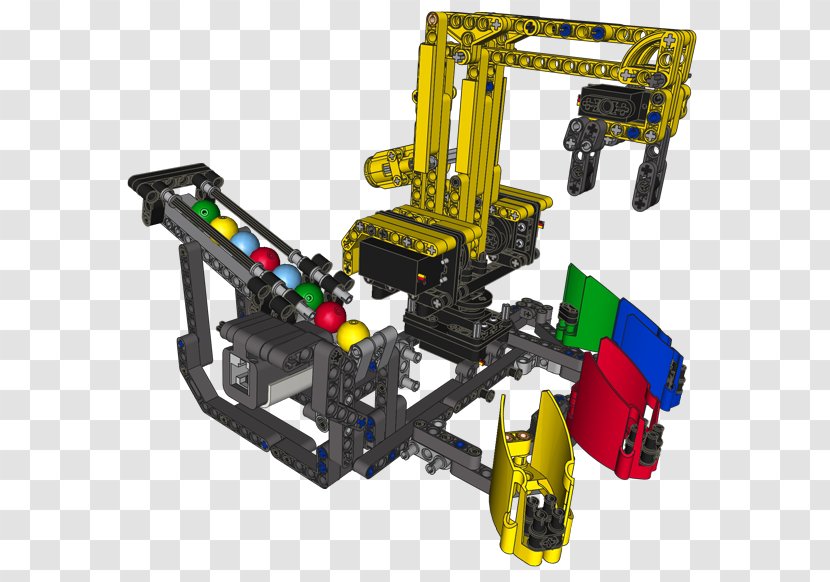 Lego Mindstorms EV3 NXT Robot - Power Functions - Color Ball Transparent PNG