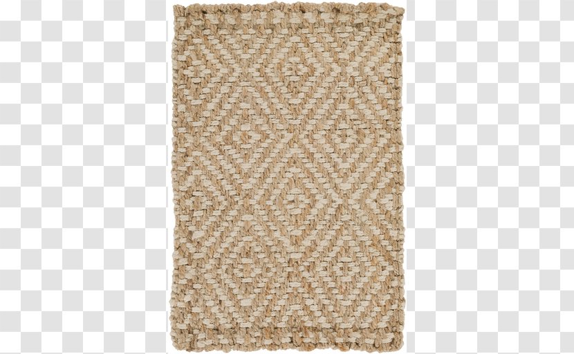 Carpet Pile Wool Woven Fabric Jute - Living Spaces - Diamond Transparent PNG