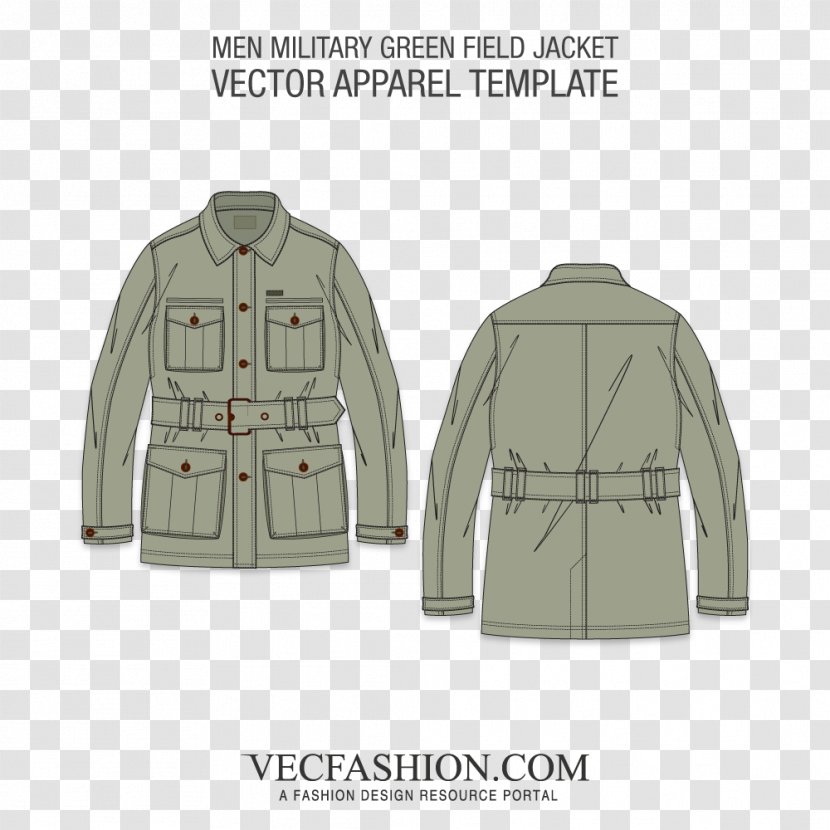 M-1965 Field Jacket Military Uniforms Blazer Clothing - Outerwear - Bomber Illustration Transparent PNG