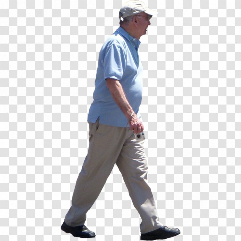 Walking Man Male - Trousers - OLD MAN Transparent PNG