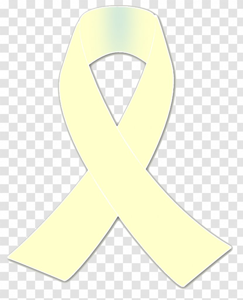 Product Design Font Line - Yellow - Melanoma Cancer Ribbon Color Transparent PNG