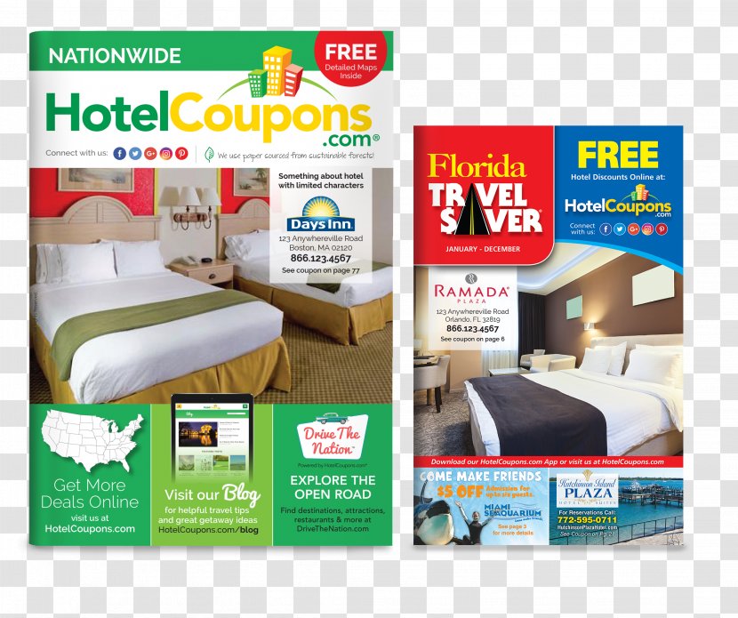HotelCoupons.com Discounts And Allowances Advertising - Flyer - Hotel Transparent PNG