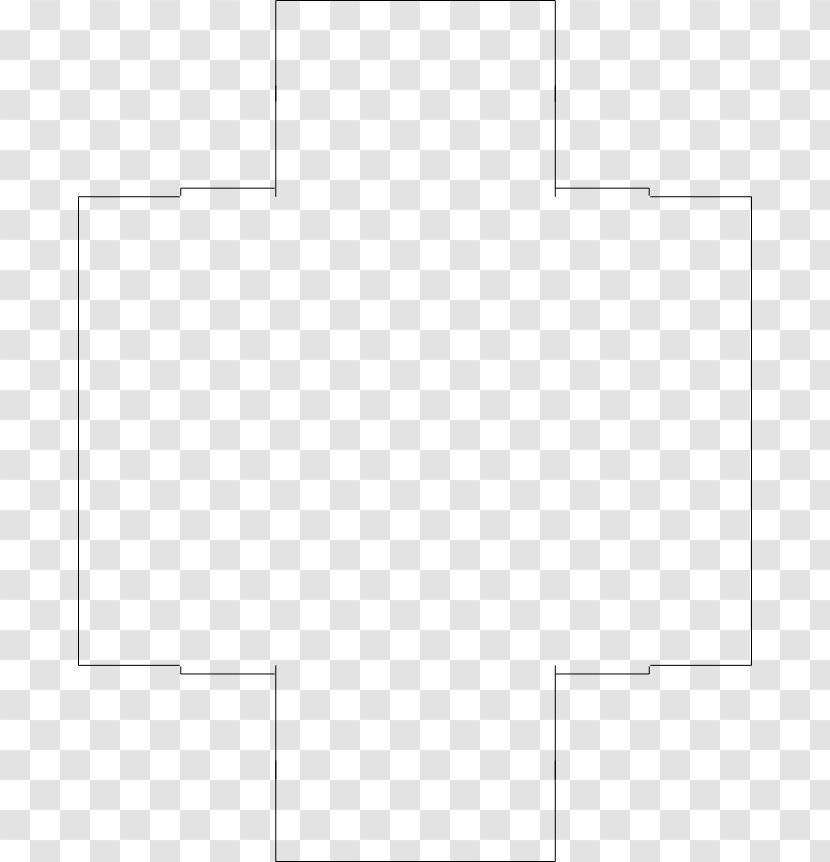 Paper Box Rectangle Square Template - Structure Transparent PNG