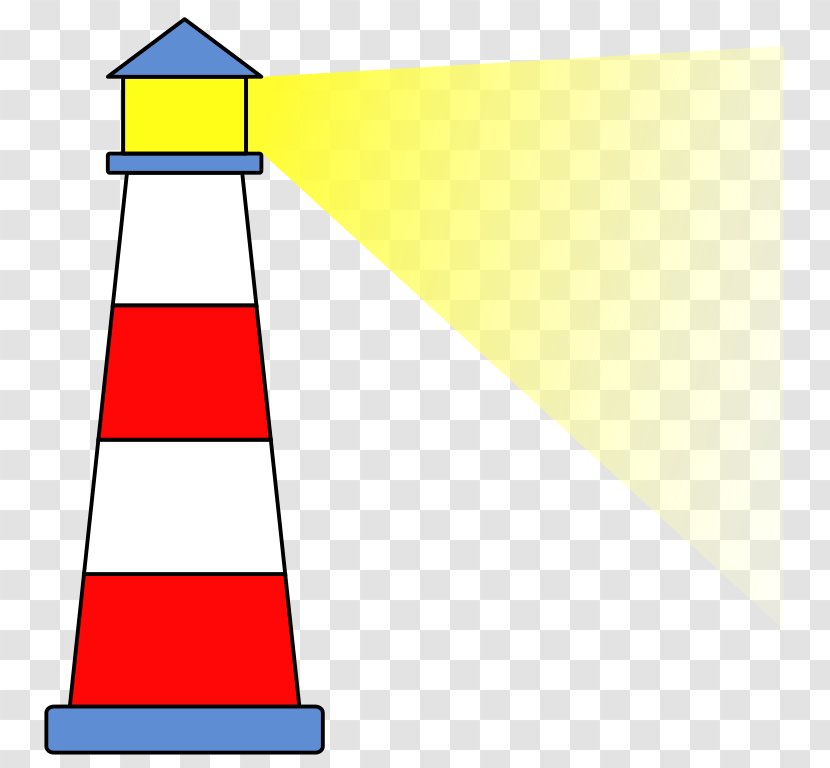 Lighthouse Free Content Drawing Clip Art - Yellow - Christian Lighthouses Cliparts Transparent PNG