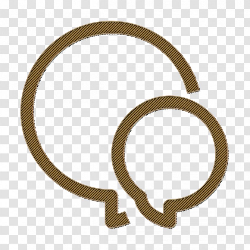 Bubble Icon Communication Conversation - Auto Part - Rim Oval Transparent PNG