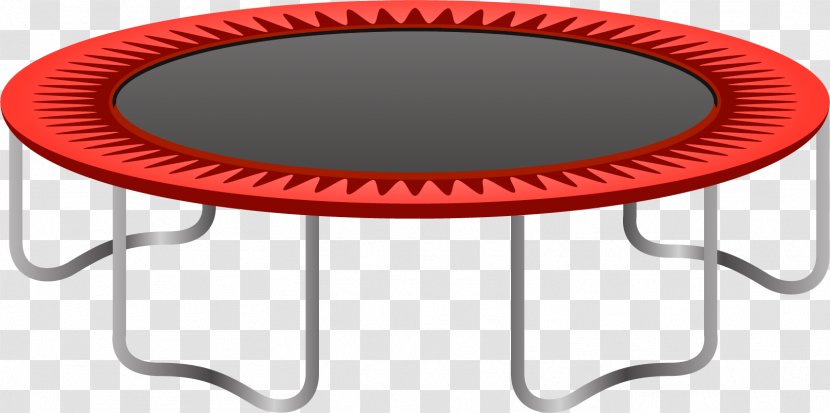 Table Trampoline Trampolining Springboard Furniture - Red Transparent PNG