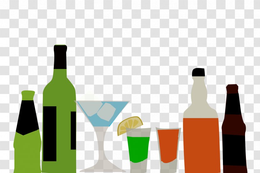 Distilled Beverage Wine Beer Liqueur Alcoholic Drink - Alcohol Transparent PNG