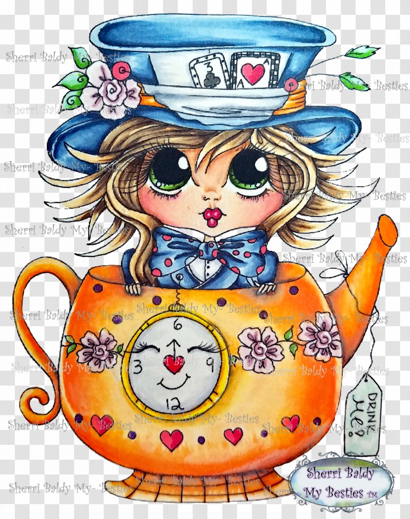 Clip Art Illustration Mad Hatter Eye Image - Artwork Transparent PNG