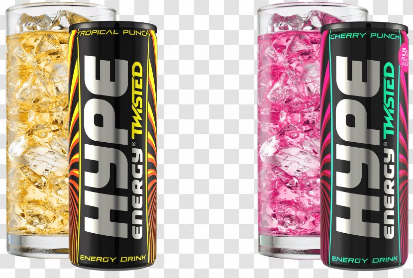 Hype Energy Drink Punch Juice Red Bull - Tutti Frutti Transparent PNG